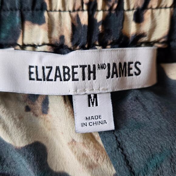 Elizabeth and James 100% Silk Floral Shorts Size Medium - Picture 3 of 6
